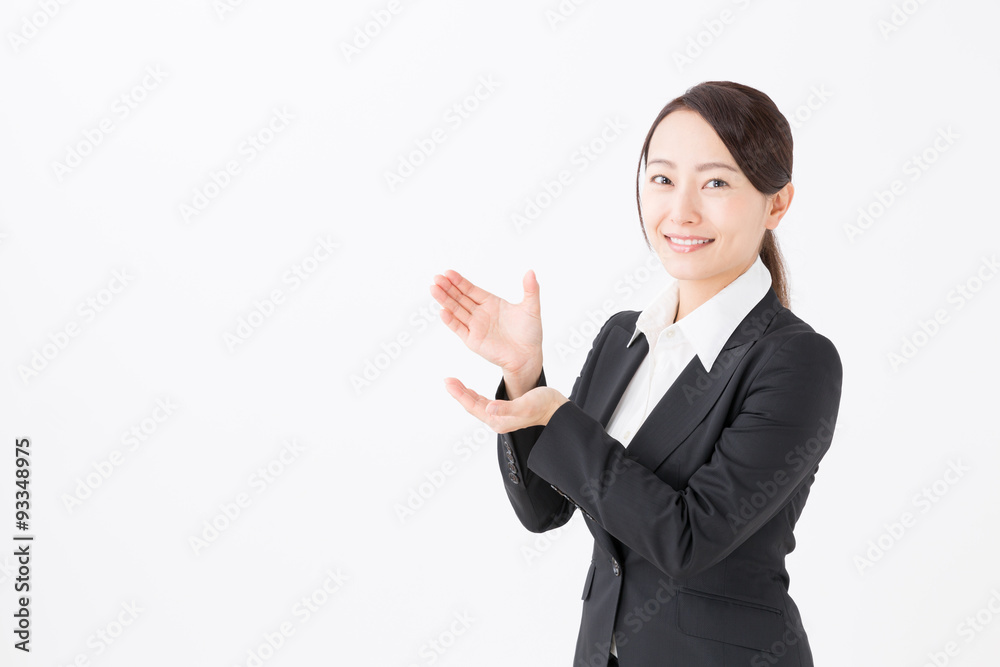 portrait of asian businesswoman isolated on white background portrait of asian businesswoman isolated on white background