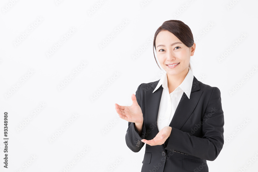 portrait of asian businesswoman isolated on white background portrait of asian businesswoman isolated on white background