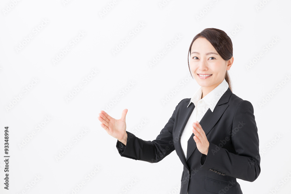 portrait of asian businesswoman isolated on white background portrait of asian businesswoman isolated on white background