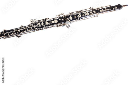 Oboe isolated on white
