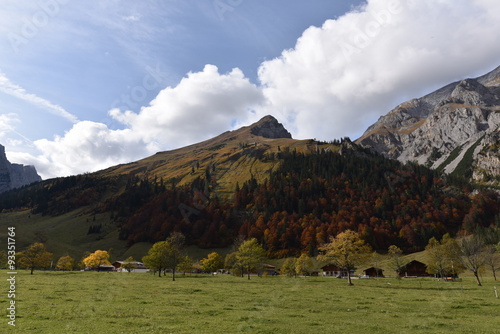Berglandschaften der Tiroler Alpen am Ahornboden