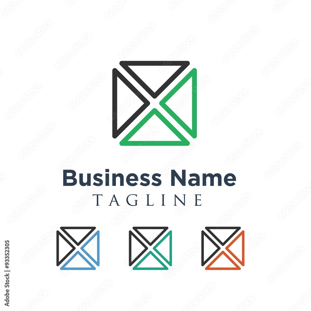 Square vector logo icon Square vector logo icon