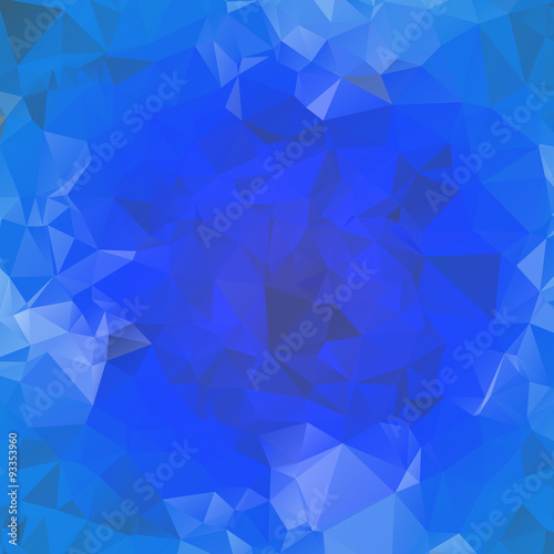 Blue Polygonal Mosaic Background