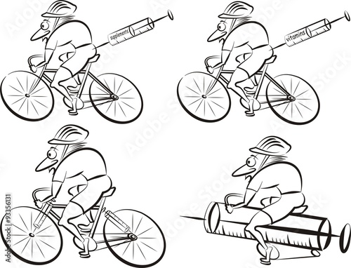 cycling - strong cyclist