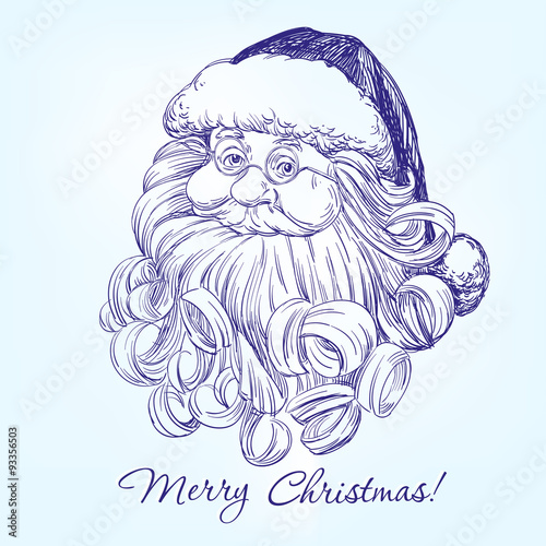 Realistic Drawing of African American Santa Claus · Creative Fabrica-saigonsouth.com.vn