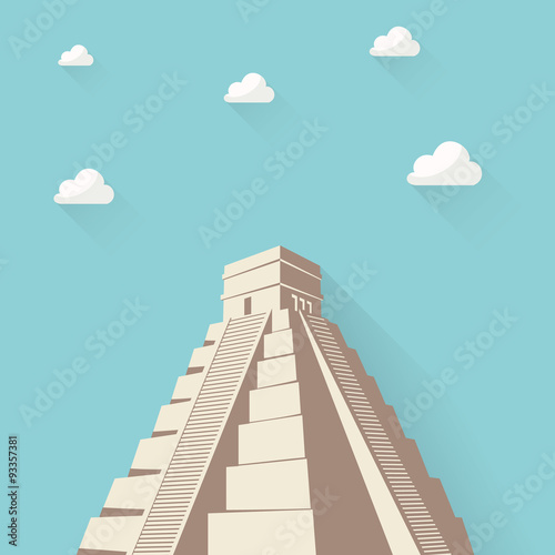 Great Pyramid of Giza or Pyramid of Khufu or Cheops in Cairo Egypt.