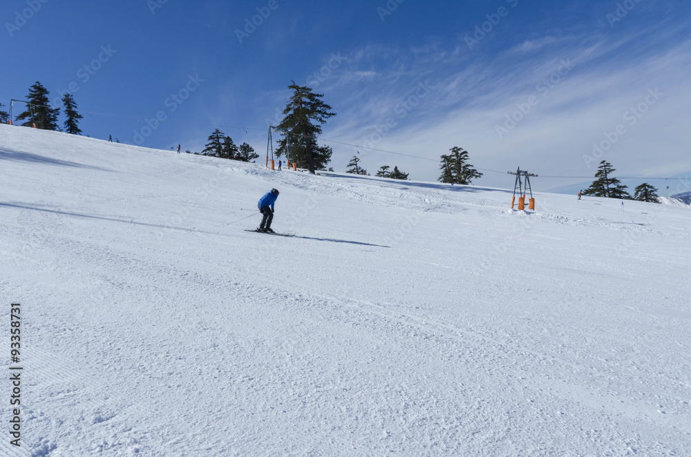 ski snow winter, downhill, Vasilitsa Greece