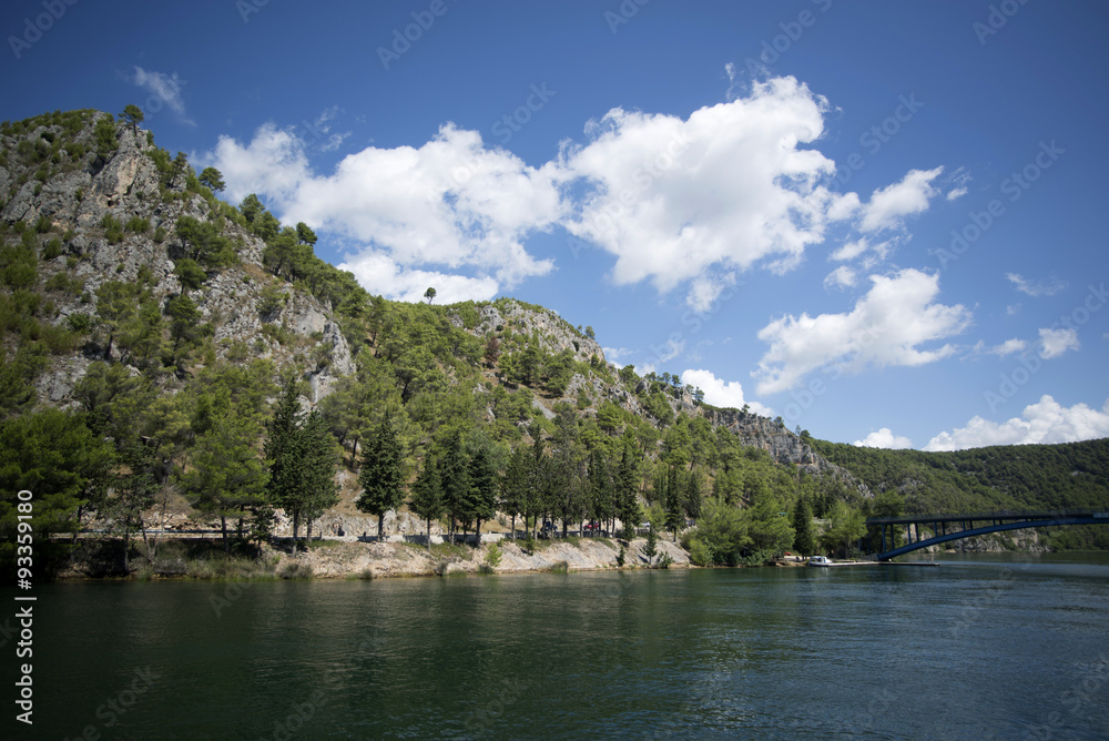 National park Krka landscape National park Krka landscape