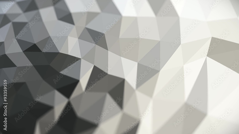 Looped animation with crystal polygonal surface. Looped animation with crystal polygonal surface.