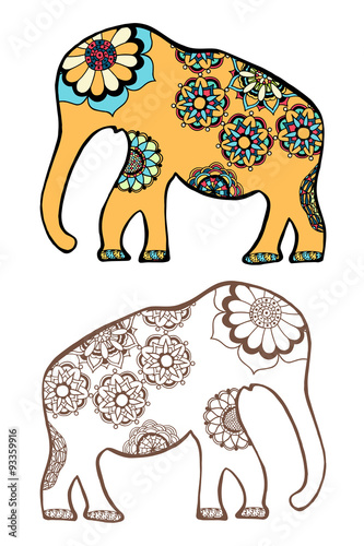 Fotografie stylized elephant