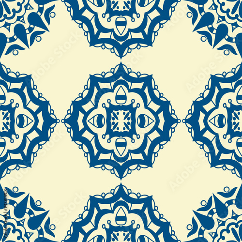 seamless blue pattern