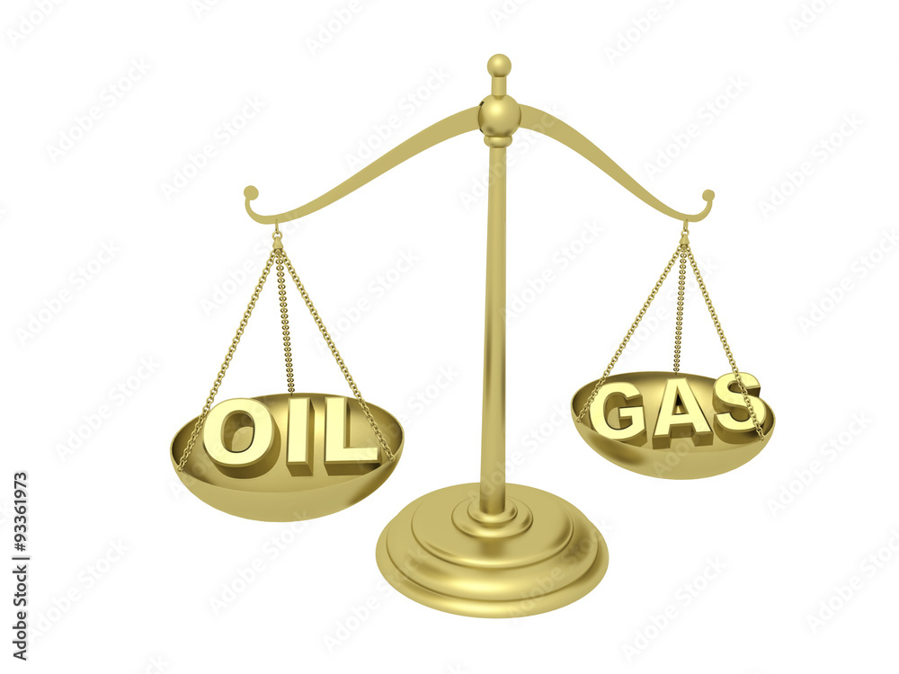 Oil or Gas on the Golden scales Oil or Gas on the Golden scales