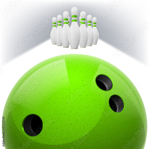 Skittles with ball