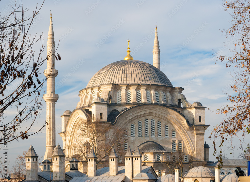 Fototapeta premium The Nuruosmaniye mosque in Istanbul
