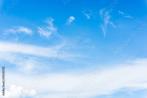 blue sky with cloud