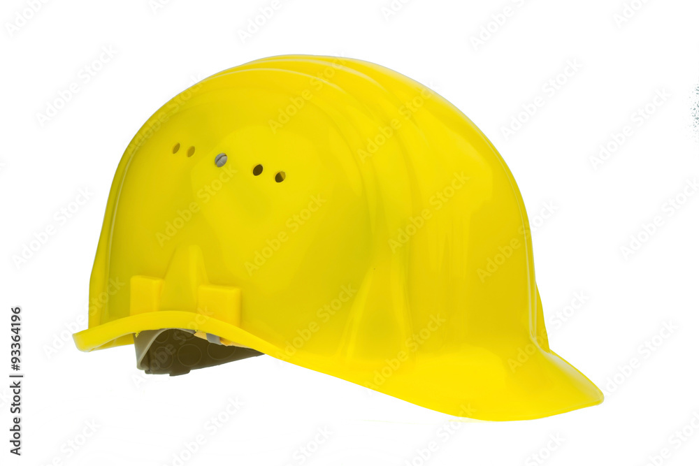 Fototapeta premium Gelber Industrieschutzhelm