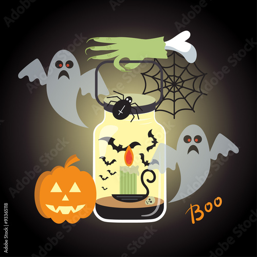 Halloween background.