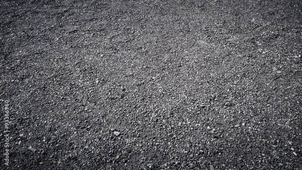 Fototapeta premium Close up of small gravel stones texture background 