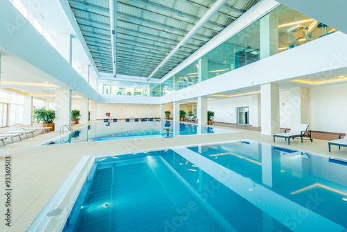 Indoor swimming pool in healthy concept © Elnur