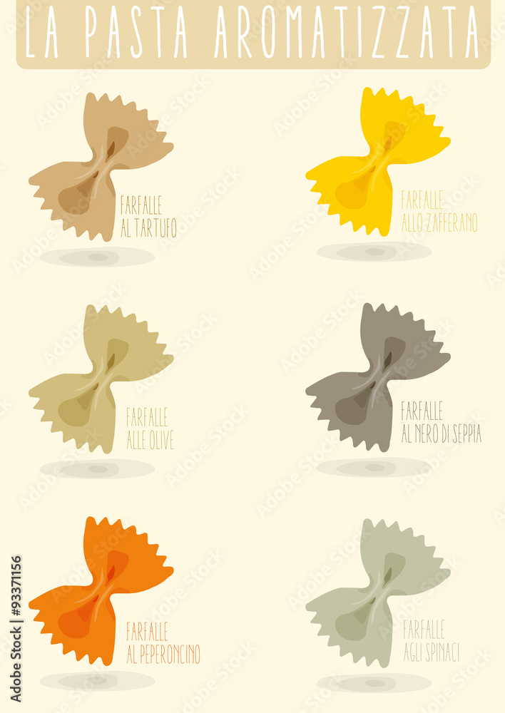 Fototapeta premium pasta aromatizzata