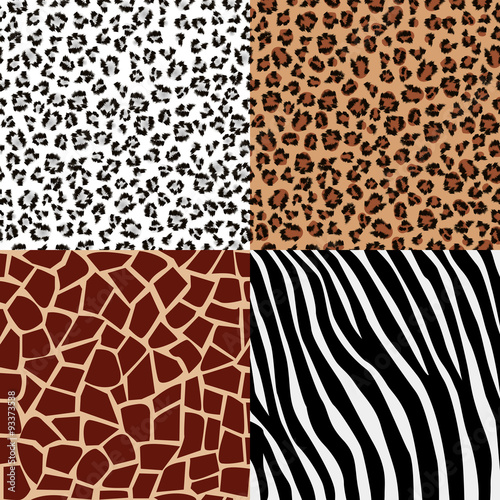 Set of fur patterns