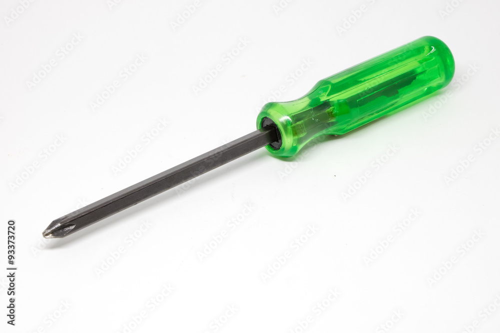 screwdriver white isolate Background screwdriver white isolate Background