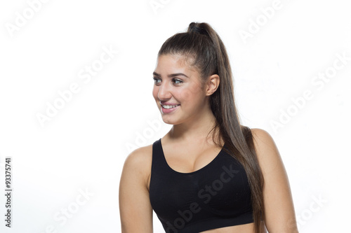 Pretty young fitness-girl