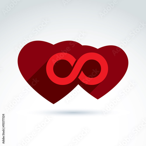 Vector infinity icon. Illus...