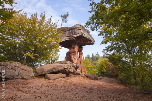 Teufelstisch / Devils' Table in Rhineland-Palatinate in Germany photo