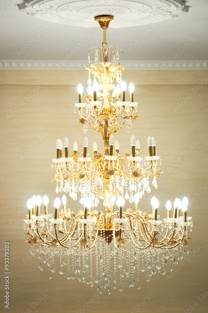 Beautiful crystal chandelier Beautiful crystal chandelier