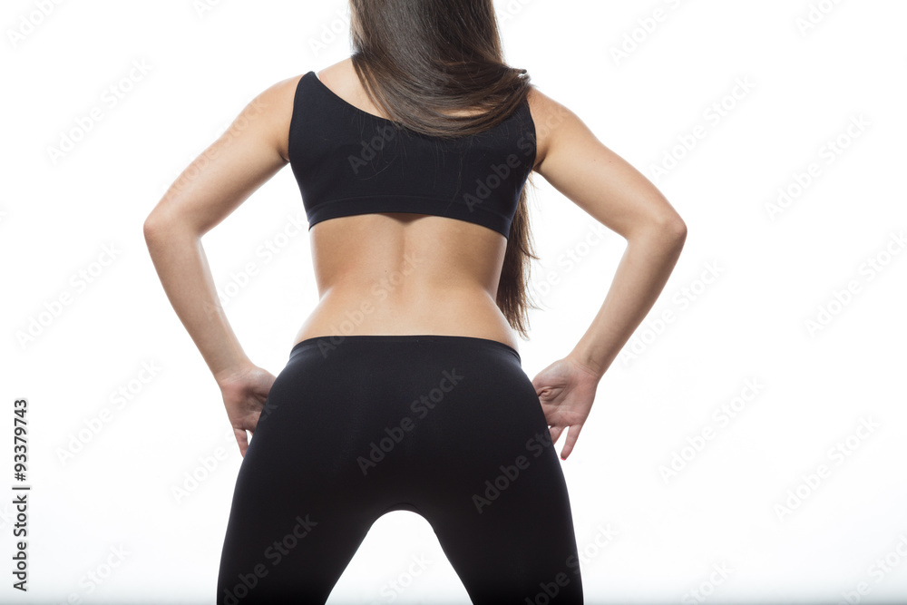 Obraz premium Young fitness-girl body