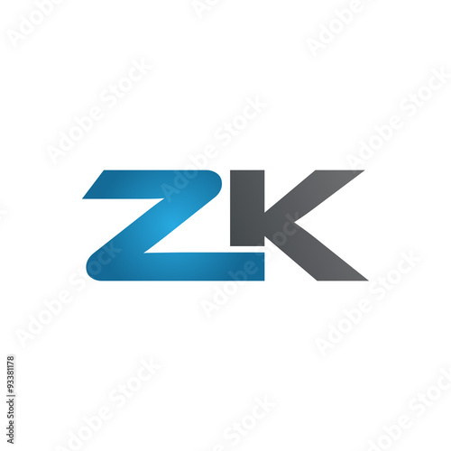 ZK company linked letter logo blue Free Download ZK company linked letter logo blue - GFXLoad