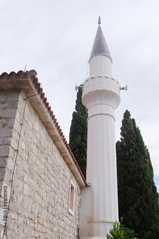 mosque in Old Bar, Montenegro