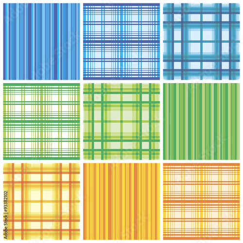 Seamless colorful fabric pattern