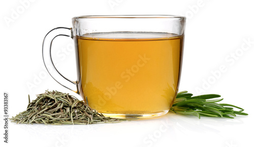 Rosemary Herbal tea with in a mug