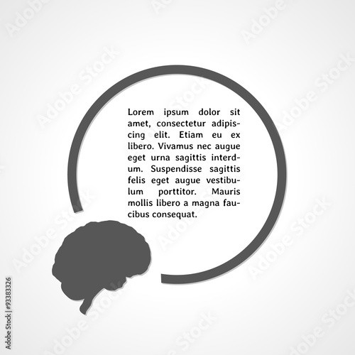brain and circle