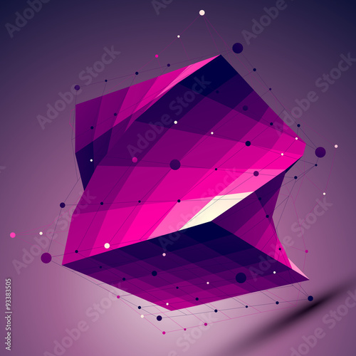 Purple geometric squared st...