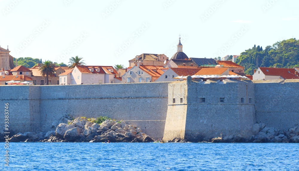 Part of Dubrovnik city walls