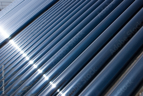solar energy - close up of tubes