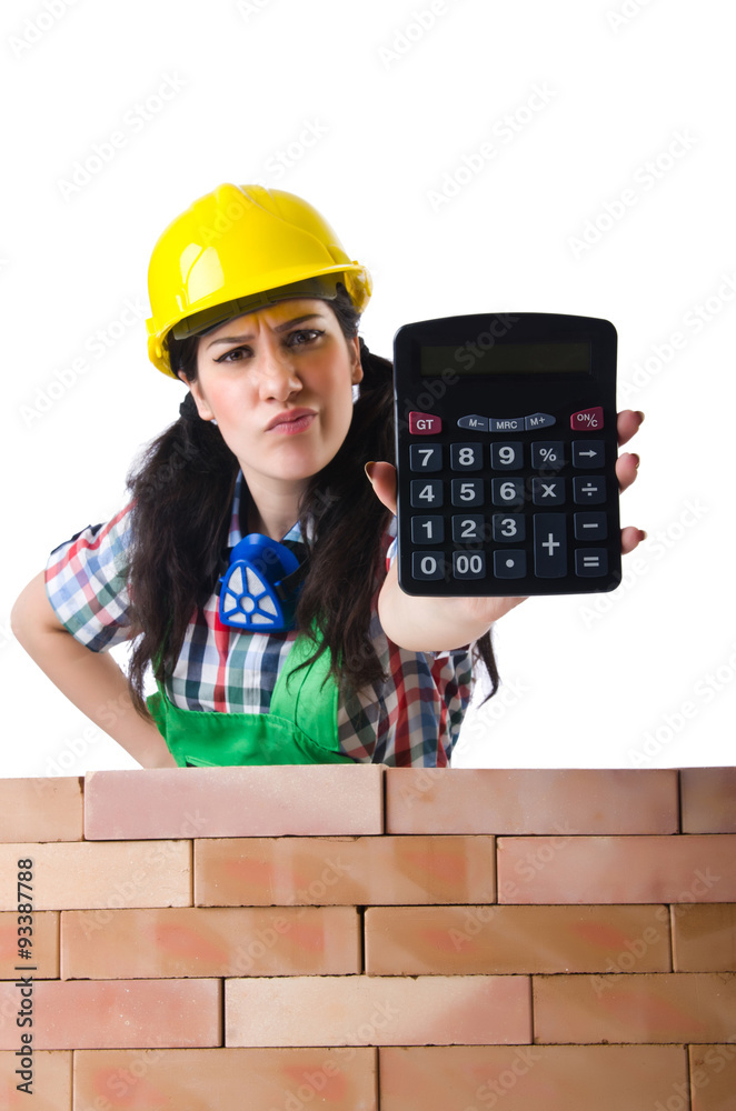 Concept of expensive construction work