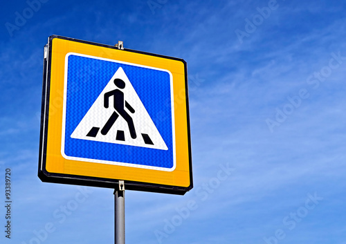 Pedestrian Road Sign