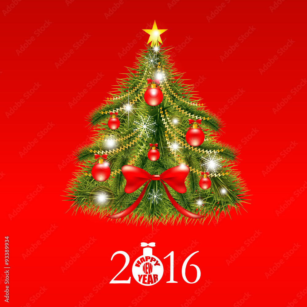 Obraz premium Christmas tree