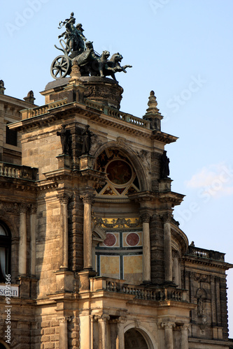 The Semper Opera house of Dresden, in the historic centre, Germany