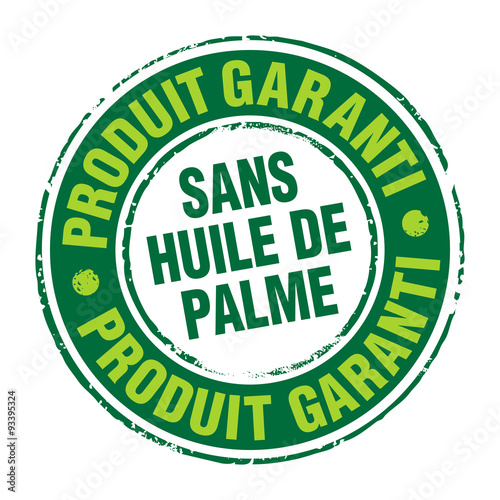 Tampon - Garanti sans huile de palme photo