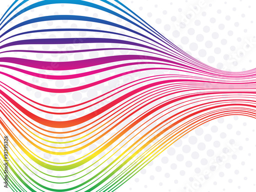 Abstract blend strips background with halftone effect