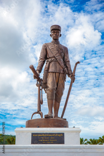 Ratchapak Park, Hua Hin, Thailand. -  King Rama 4 Phra Chom Klao Chao Yu Hua (Rattanakosin). photo