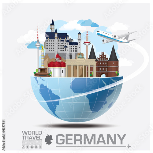 Germany Landmark Global Travel And Journey Infographic