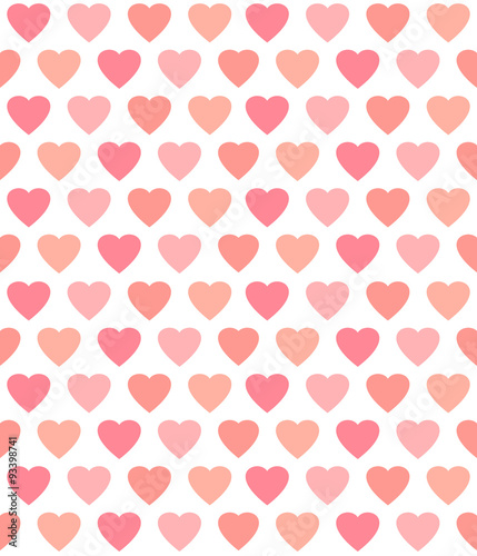 Seamless pattern with hearts. Valentine Day 's collection. Vector illustration.