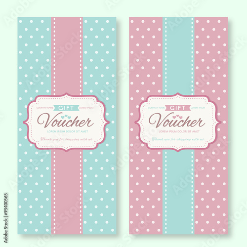Polka Dot Gift Voucher Template