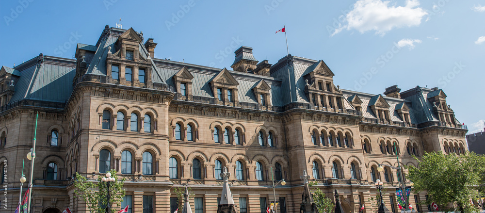 Fototapeta premium Langevin Block on Parliament Hill Ottawa Ontario Canada